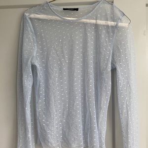 see through mesh top